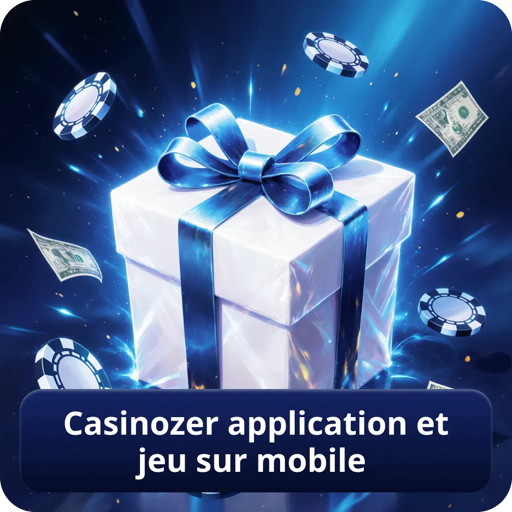 Casinozer application et jeu sur mobile