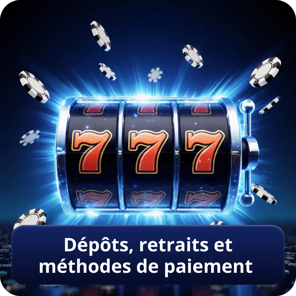 Dépôts, retraits et méthodes de paiement